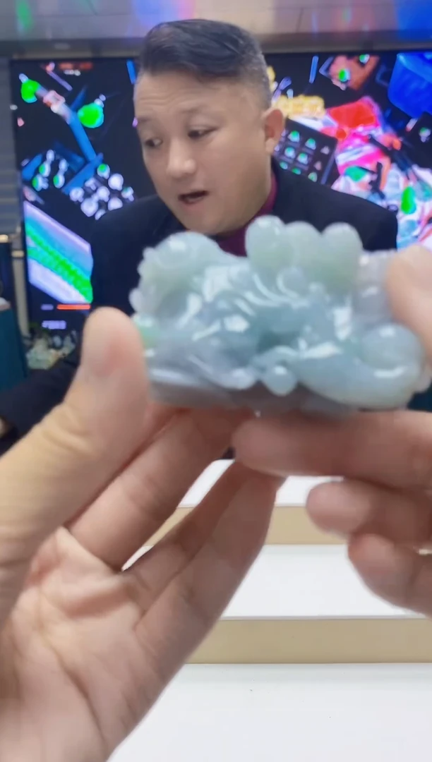 未镶嵌定制翡翠-毛货挂件22
