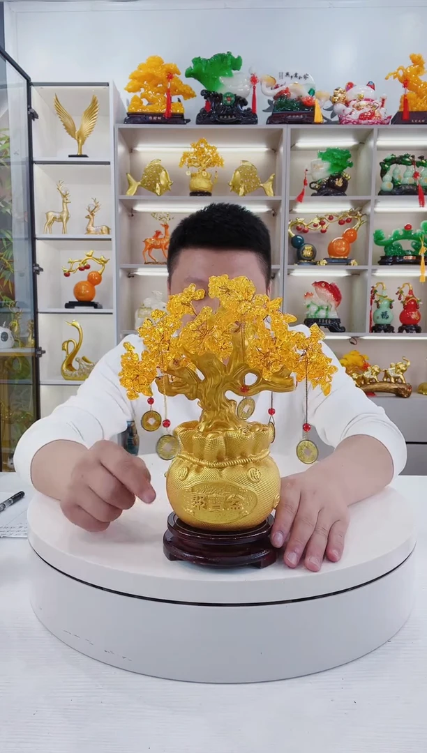 摆件大号发米树摆件