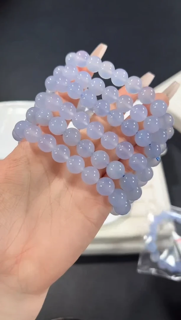 未镶嵌手链玛瑙/玉髓9n多样性发其一【1条】默认微瑕9mm