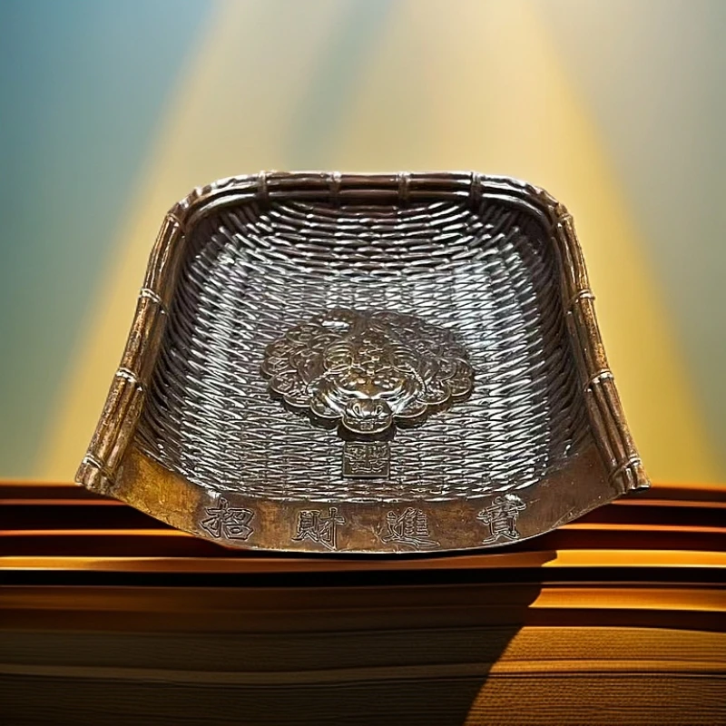 【闪购链接】铜日进斗金貔貅簸箕摆件  G