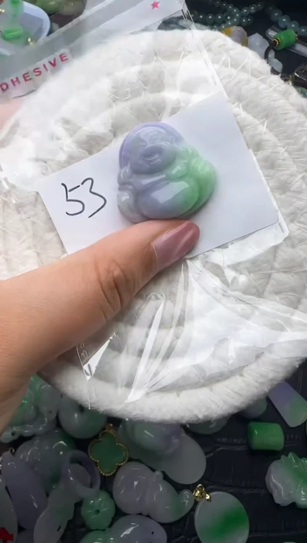颈饰未镶嵌翡翠缅甸翡翠吊坠
