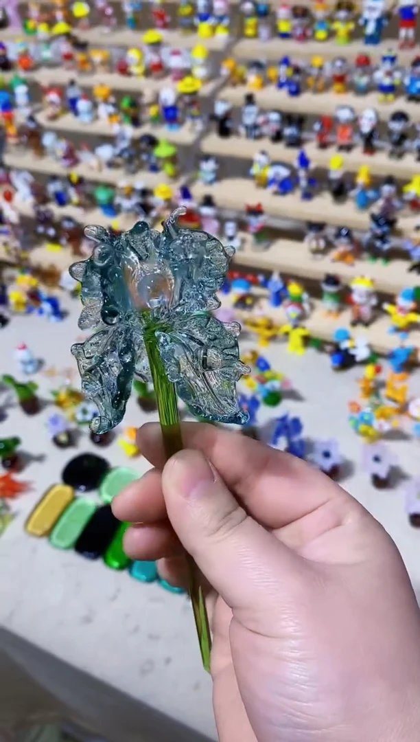 【闪购商品】琉璃手工艺品鸢尾花