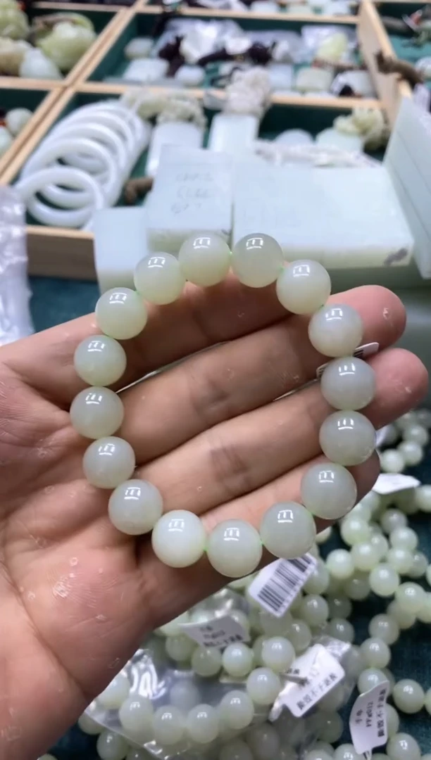 手串未镶嵌和田玉手串卡12