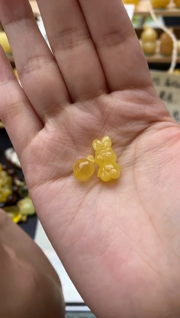 琥珀未镶嵌珠宝奇石134琥珀蜜蜡微瑕