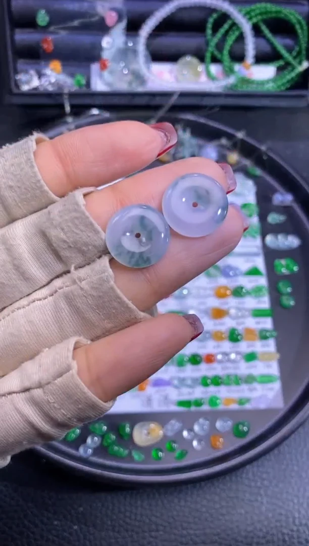 未镶嵌挂件翡翠扣子