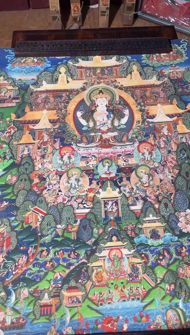 卷轴画卷轴画东东唐卡TK160