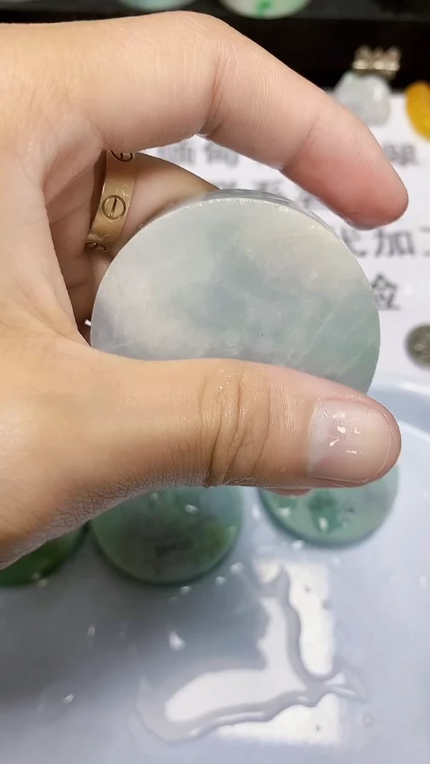 翡翠裸石缅甸天然翡翠A货630