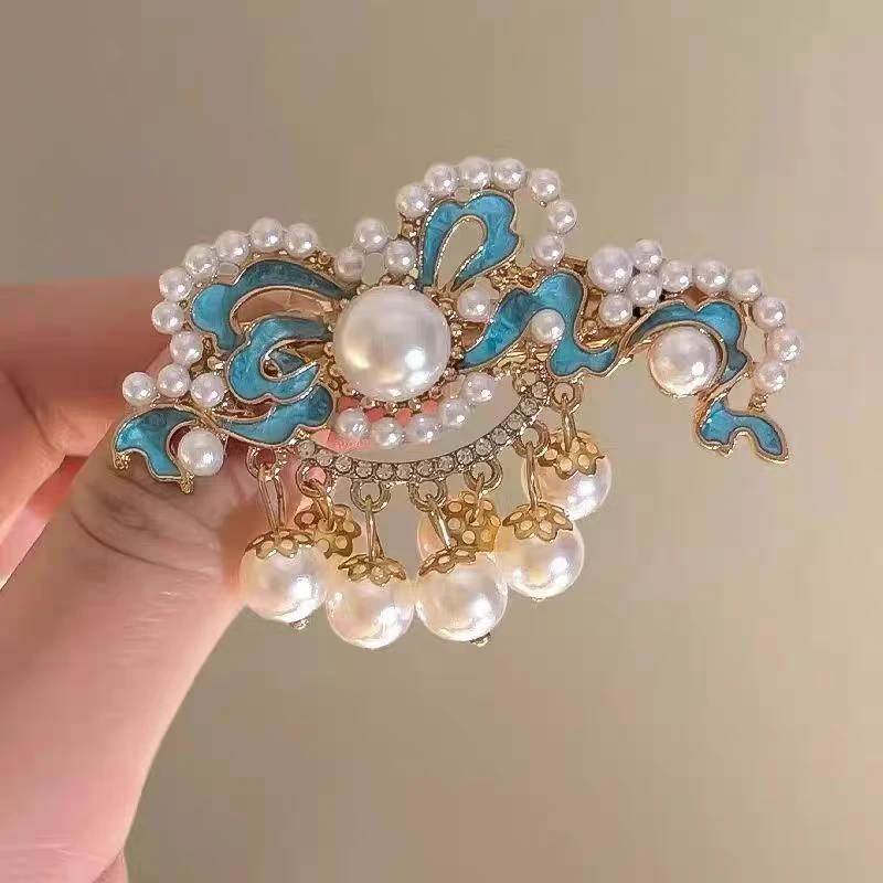 国风铃兰珠珠发夹