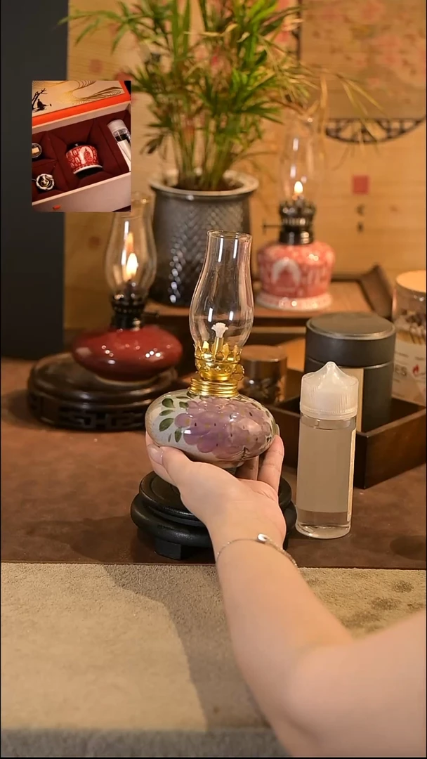 景德镇陶瓷香薰灯摆件