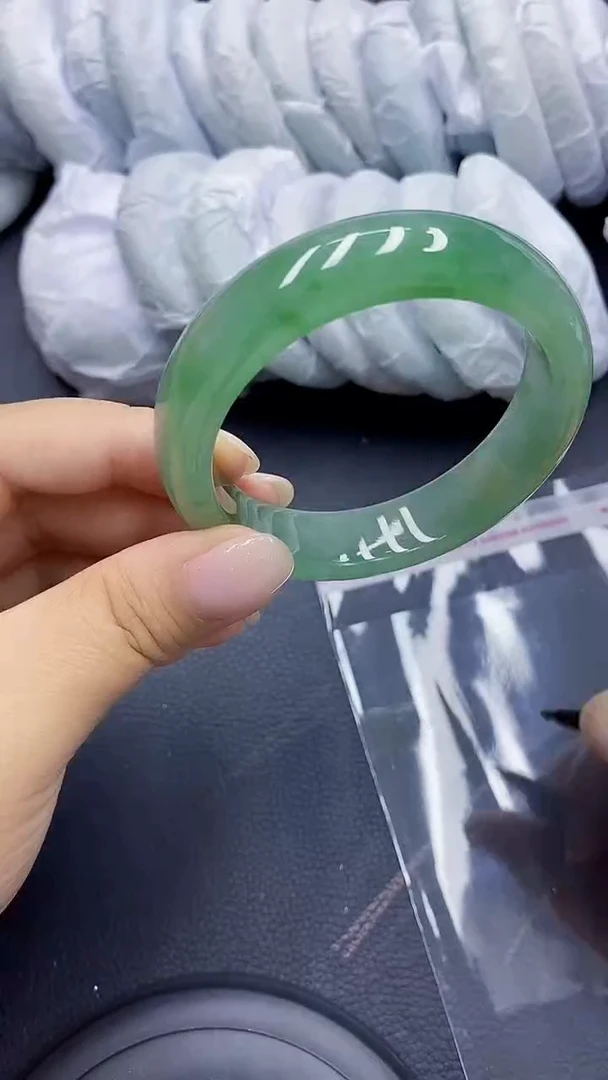 高冰透美人手镯 所见即所得115