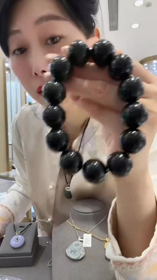 未镶嵌黑曜岩手串13