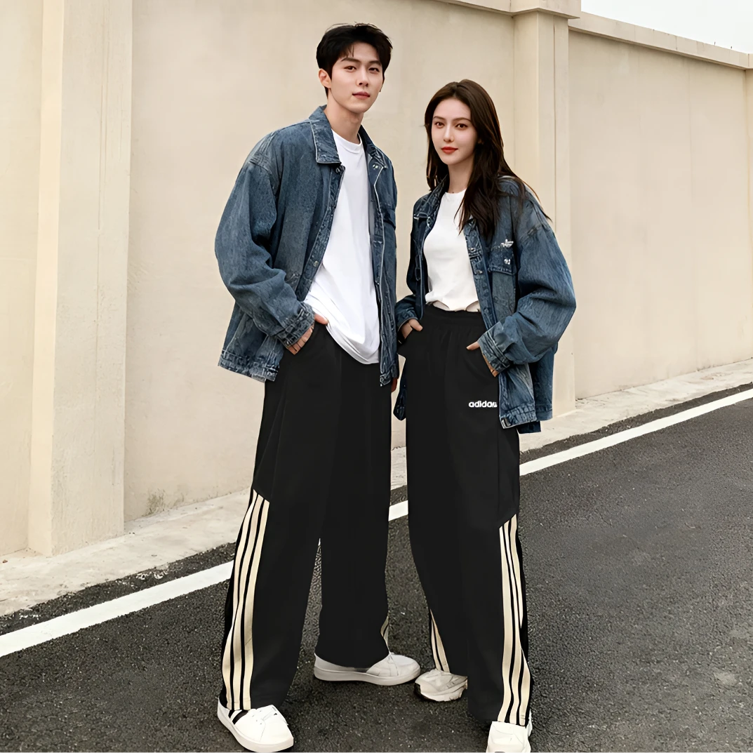 adidas/阿迪达斯中性香蕉裤弯刀裤舒适运动裤长裤KC0290[多色]