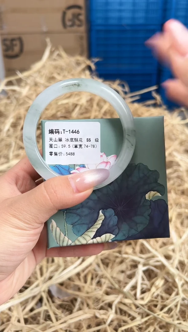 未镶嵌手镯石英质玉T-1446