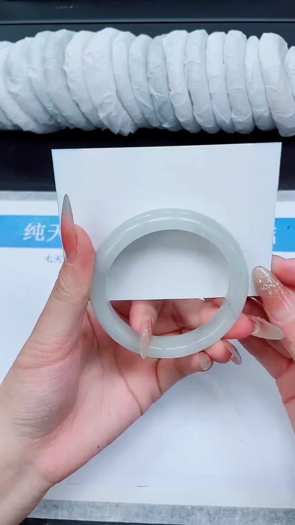 未镶嵌手镯石英质玉A73-55`56`57