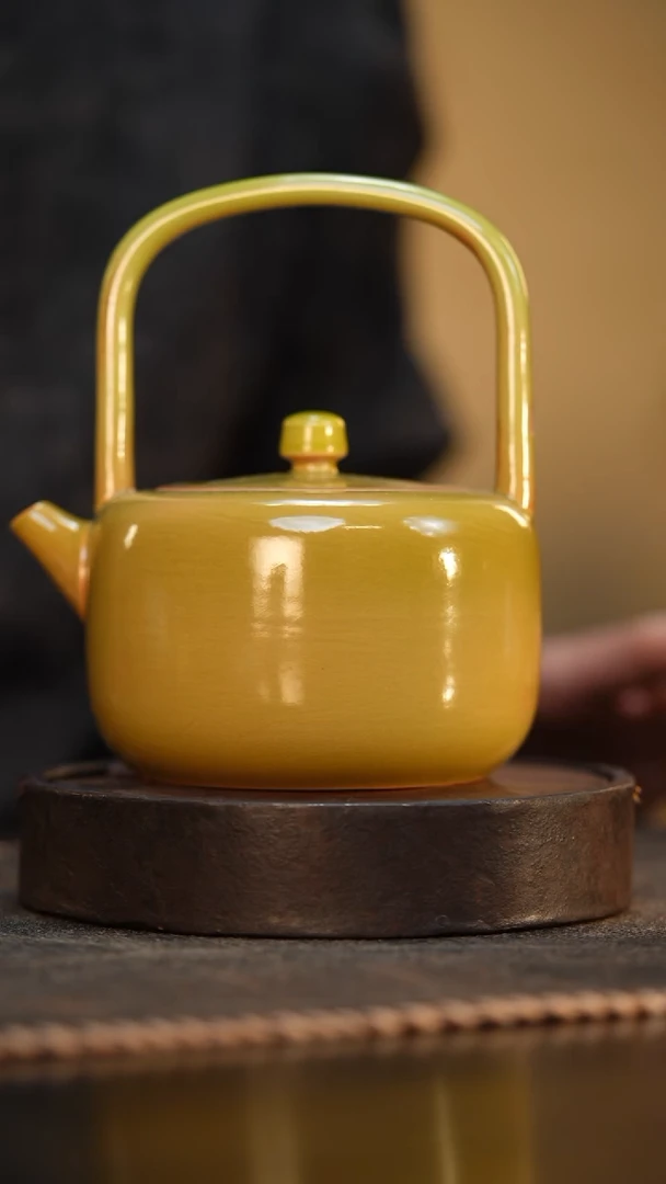 5柴房陶瓷柴烧煮茶壶