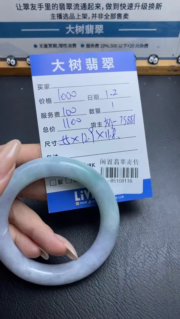 颈饰未镶嵌翡翠手镯多人-85108116