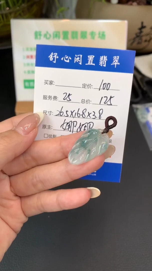 未镶嵌定制翡翠S****女D206