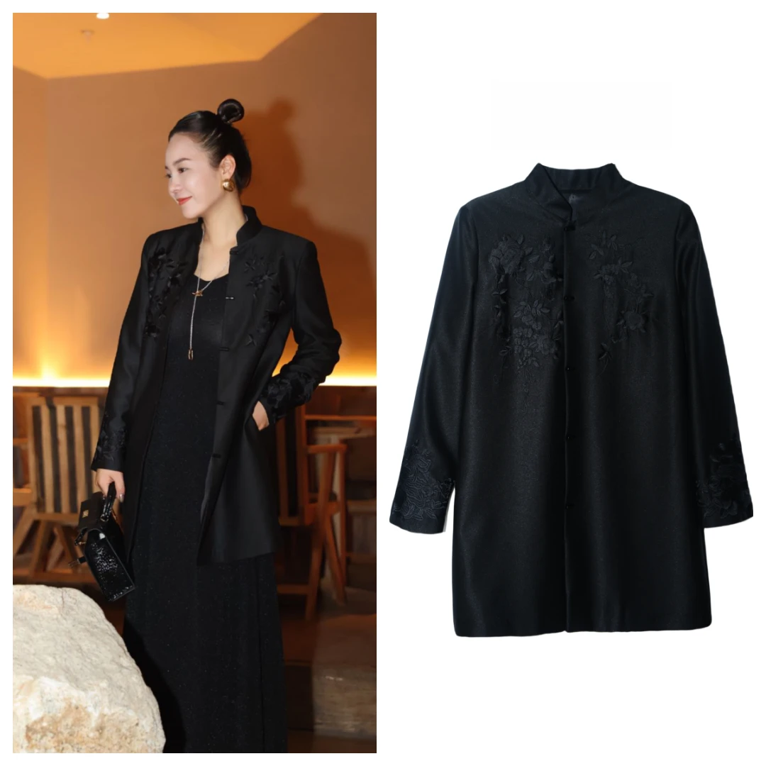 198【盘古花开】新中式四季立领国风气质新中式外套YLS-WT-0073