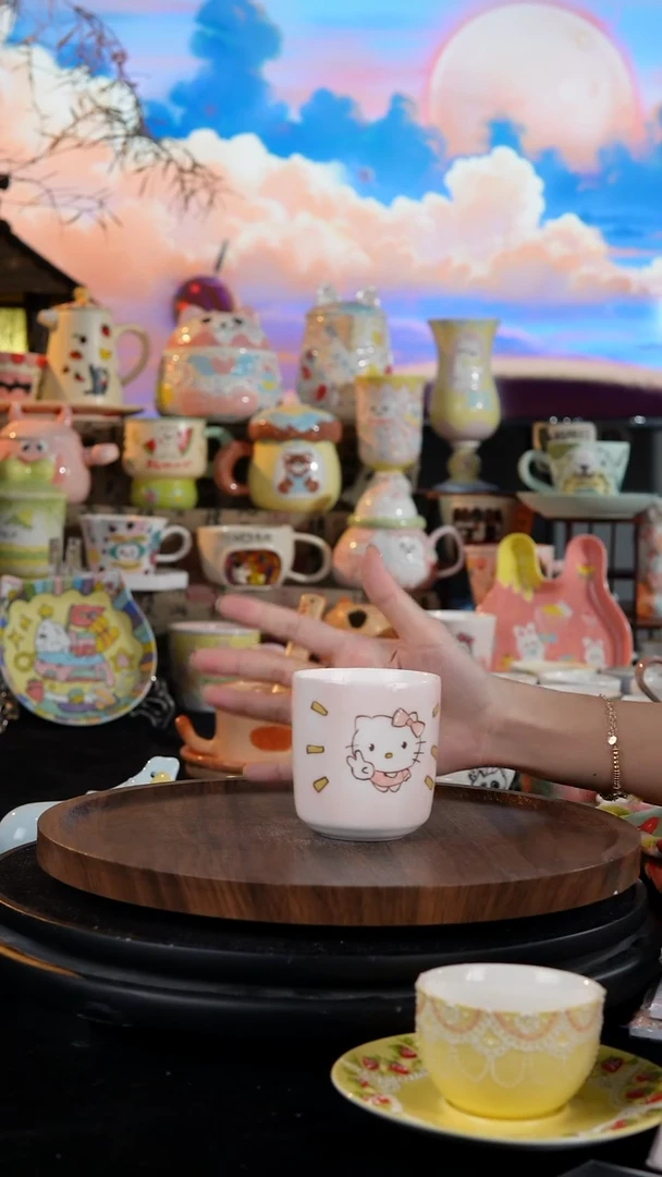 陶瓷便携款手工手绘景德镇陶瓷