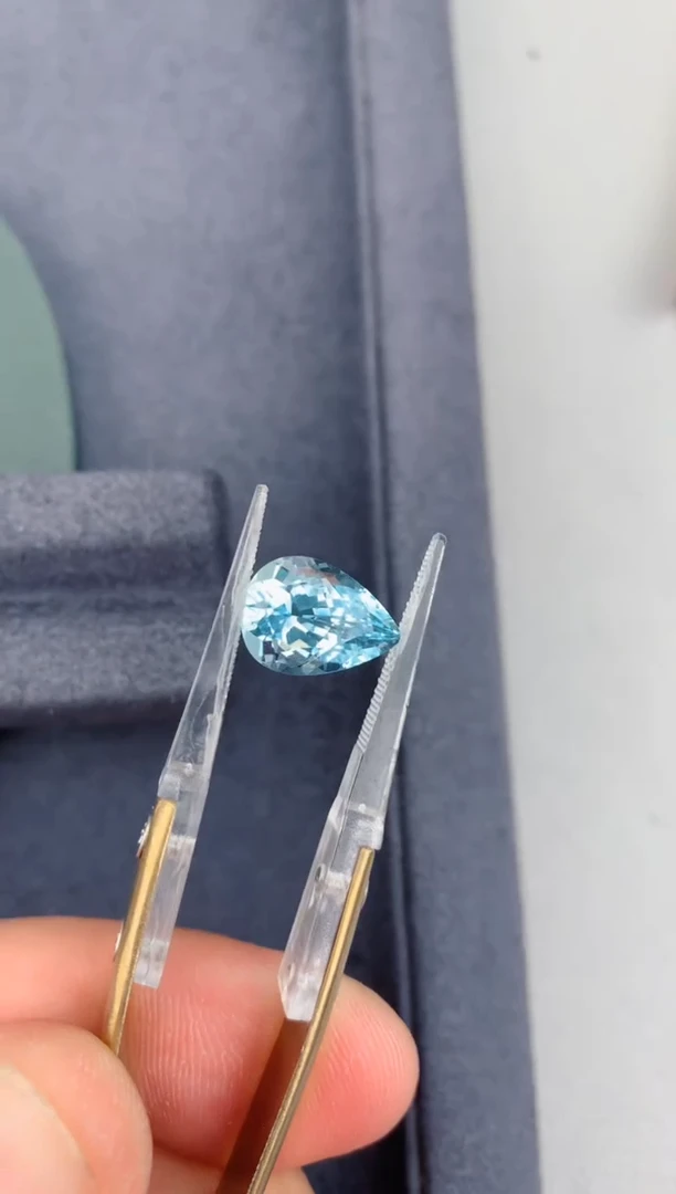裸石海蓝宝石4.1ct 海蓝宝石