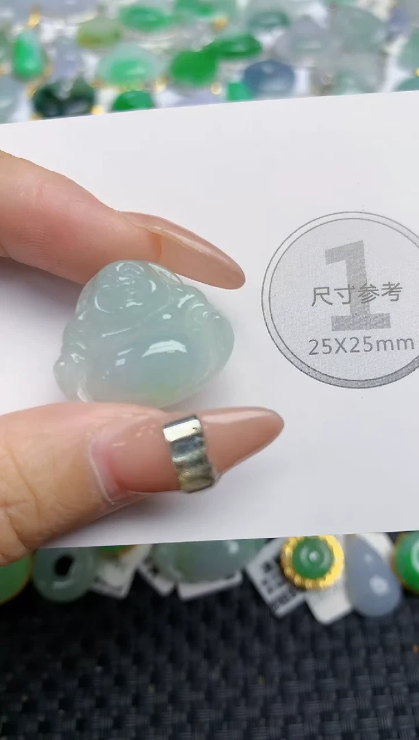 颈饰未镶嵌翡翠 天然缅甸A货翡翠百元以上9元证书费自理