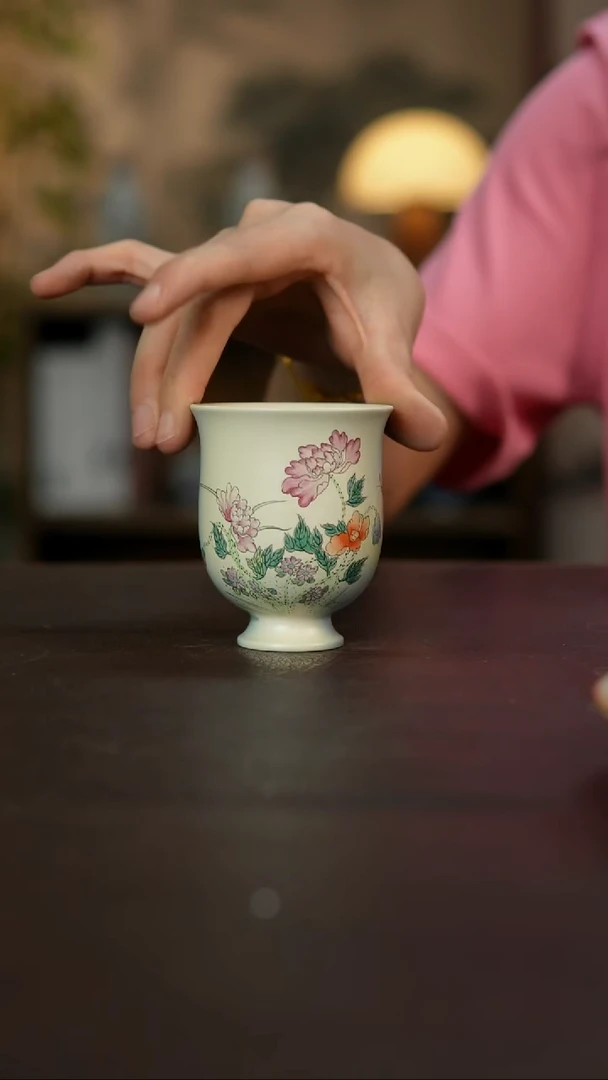 杯景德镇陶瓷杯碗柴烧多人