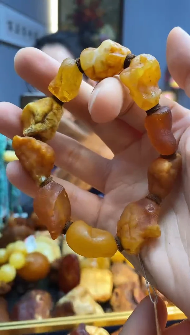 未镶嵌琥珀手串手串