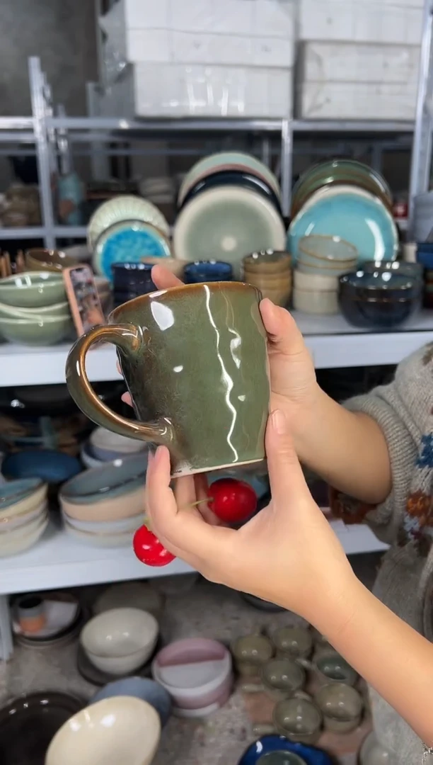 陶瓷外贸尾货瑕疵满20包邮X 水杯