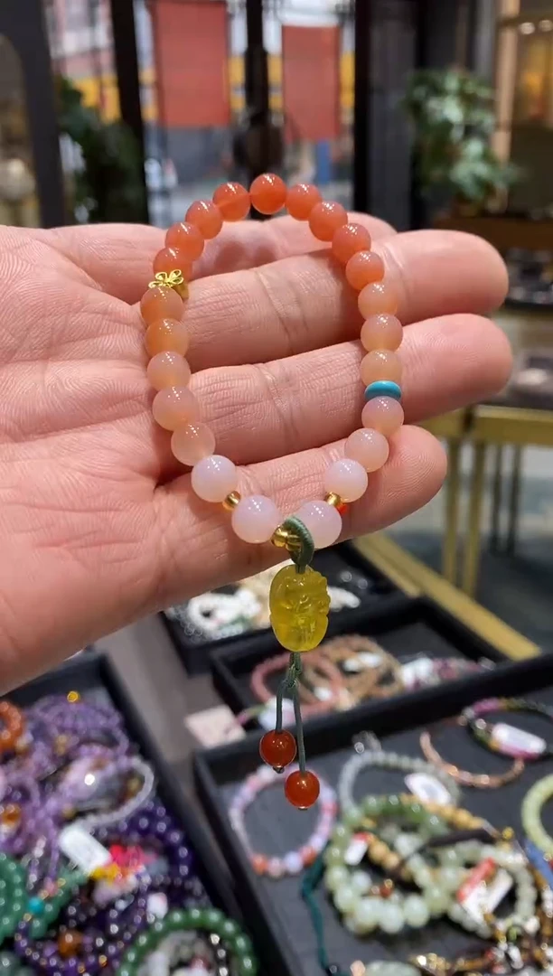 【闪购商品】南红玛瑙手链未镶嵌亏米福利
