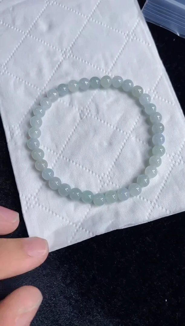 未镶嵌手串翡翠087天然缅甸翡翠A货一物一证