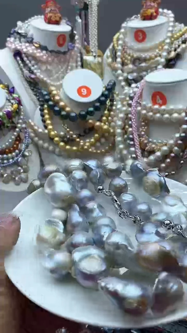 淡水珍珠未镶嵌颈饰1