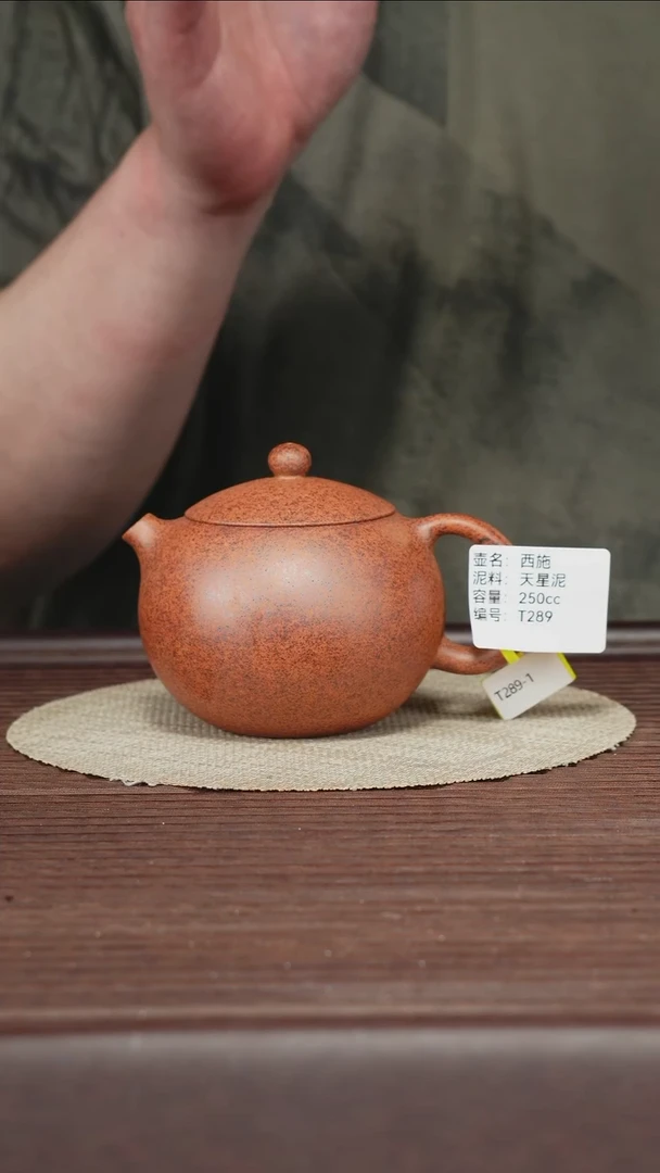 茶壶紫砂T289天星泥西施250cc