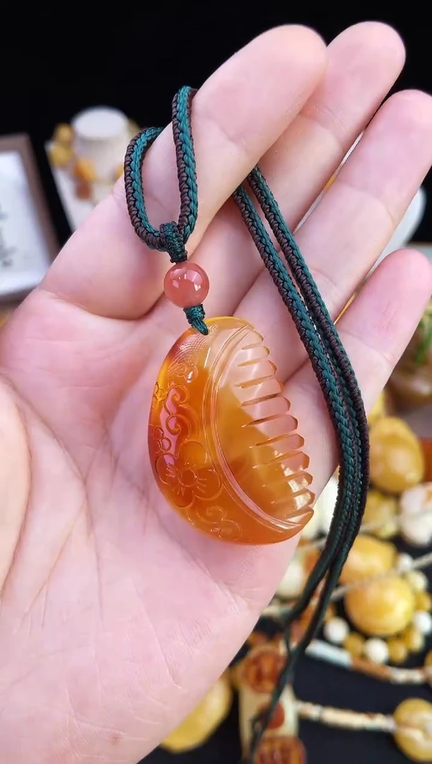 琥珀未镶嵌珠宝奇石柒月