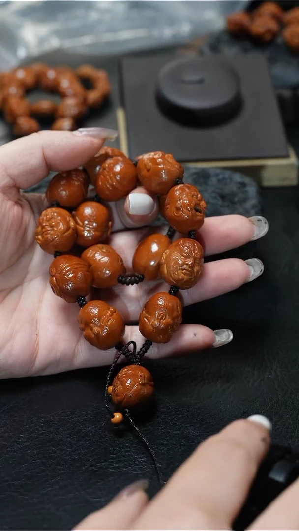 手串/手链橄榄核鱼子精品核文化