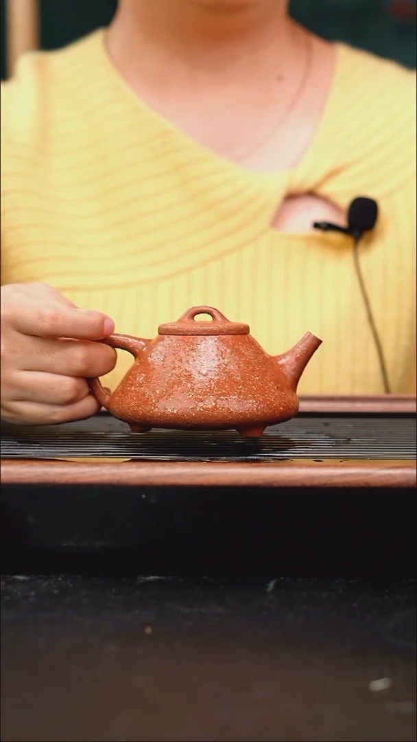 茶壶紫砂降坡8目粗砂子冶石瓢200