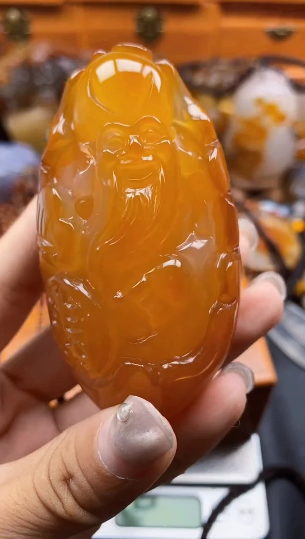 玛瑙/玉髓挂件未镶嵌收*ll