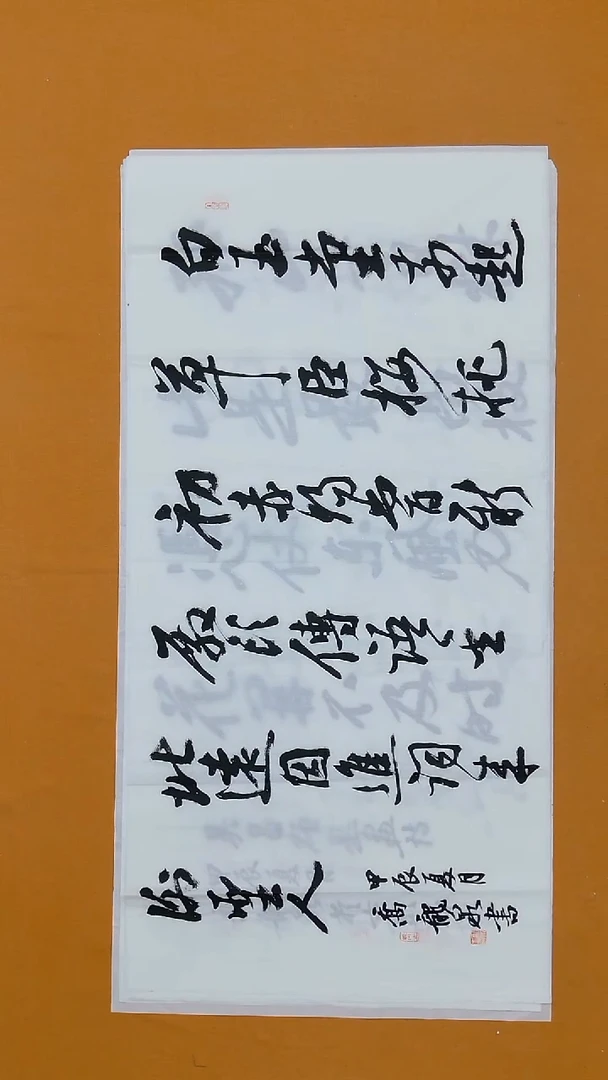 书法乔龙泉  安徽   宿州学院教S    138*68cm
