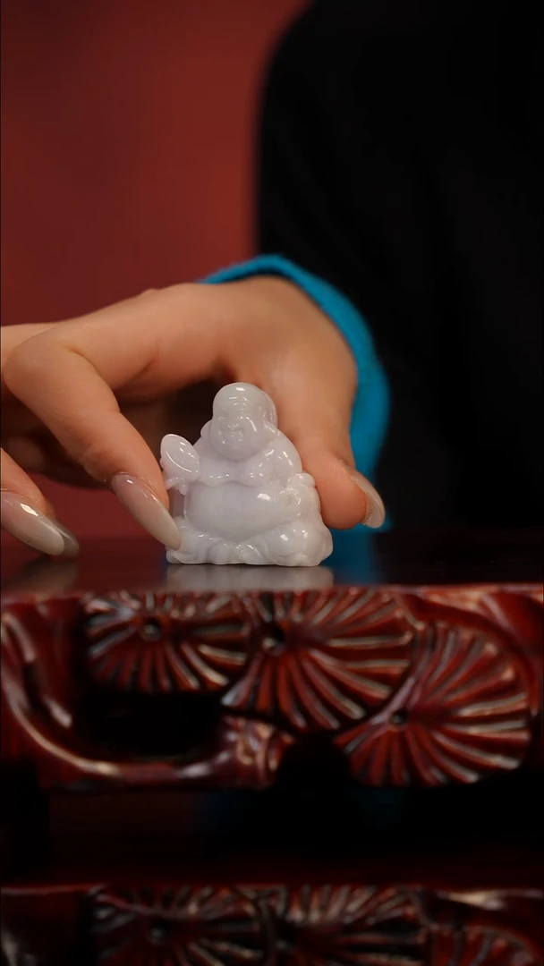 未镶嵌摆件翡翠小佛