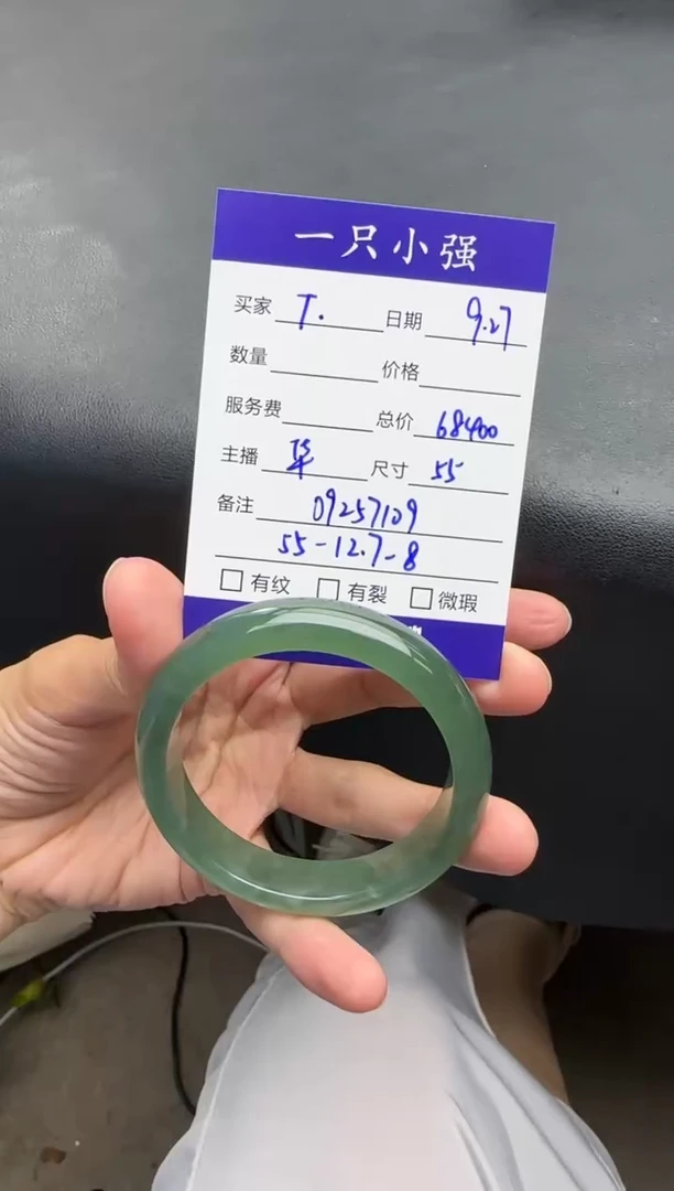 未镶嵌手镯翡翠T****.09257109