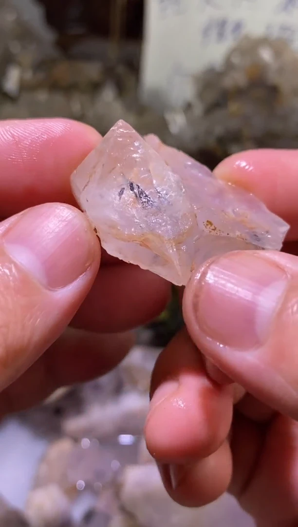 未镶嵌珠宝半成品水晶80号四川超七花园水晶