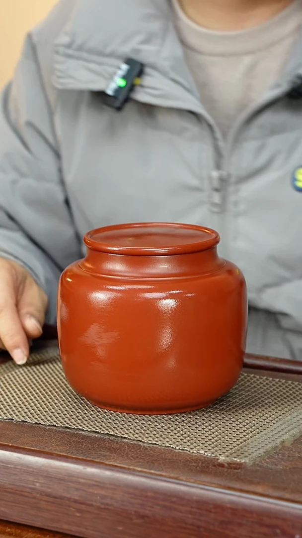 宜兴原矿紫砂茶叶罐