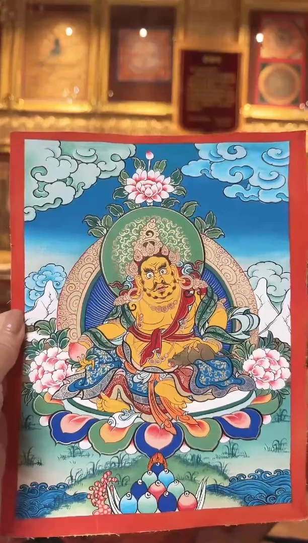 吊坠黄老师桌摆--热贡纯手绘