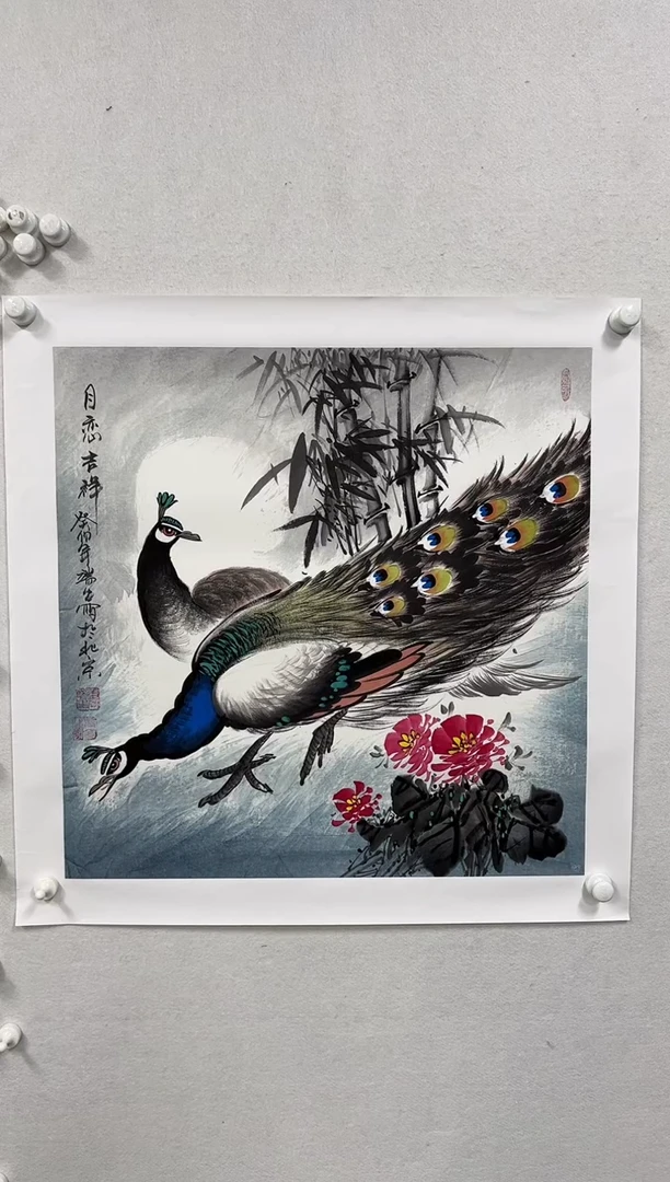 国画老师亲笔国画作品