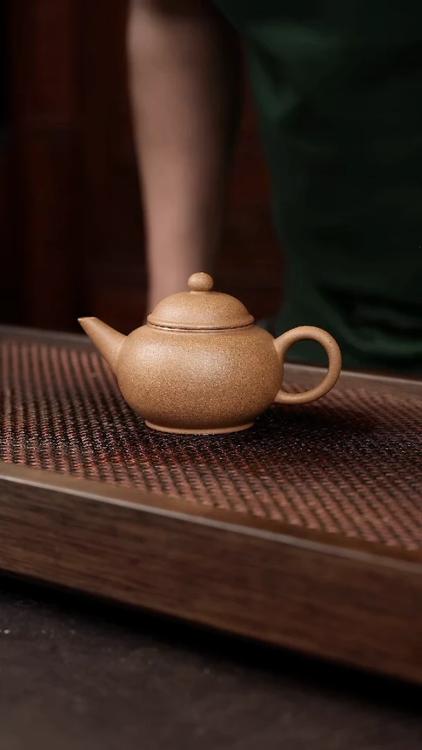 茶壶紫砂芝麻绿水平