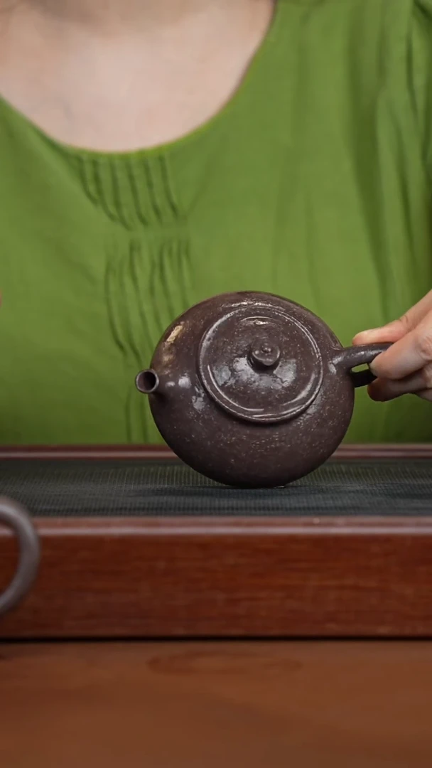 茶壶紫砂天青寒江