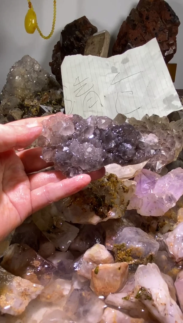 未镶嵌珠宝半成品水晶59号91g四川超七花园水晶