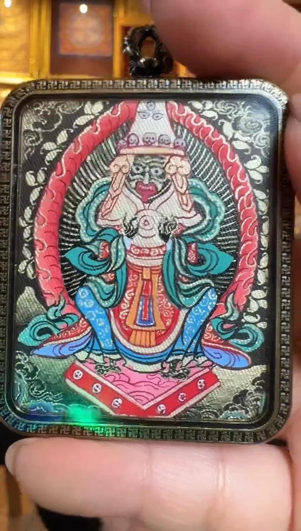 吊坠扎基拉姆--热贡纯手绘