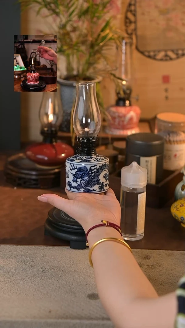 景德镇陶瓷香薰灯摆件