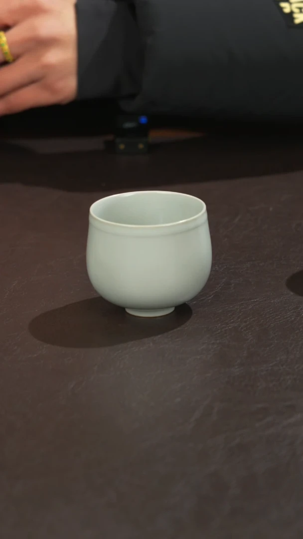 瓷宣宝汝瓷原矿原釉手工作品