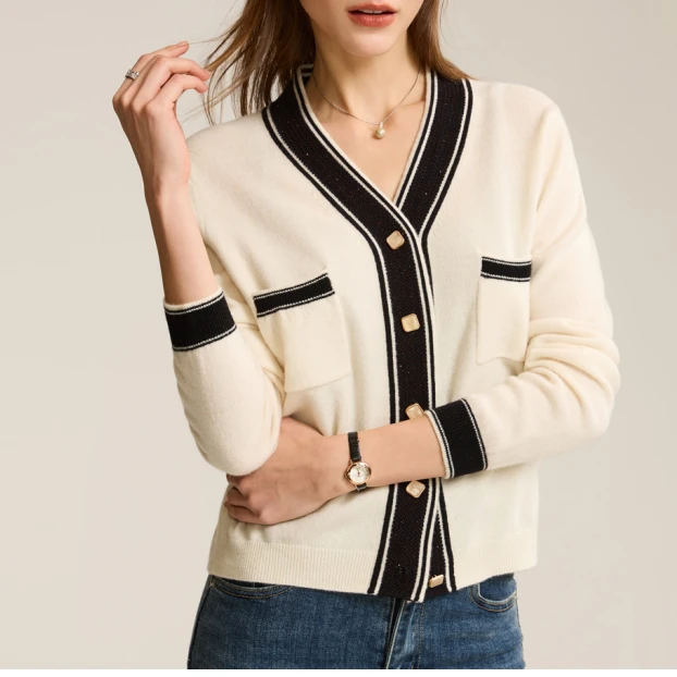 【100绵羊毛】女式羊毛衫24DAK0435